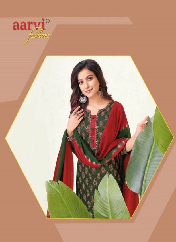 Kesari Vol 1 By Aarvi Pure Cotton Printed Kurti With Bottom Dupatta Wholesale Online